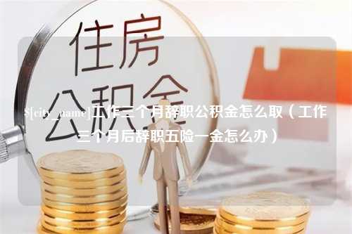 舟山工作三个月辞职公积金怎么取（工作三个月后辞职五险一金怎么办）